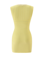 EMBER MINI BANDAGE YELLOW DRESS
