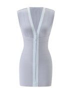 EMBER MINI BANDAGE BLUE DRESS
